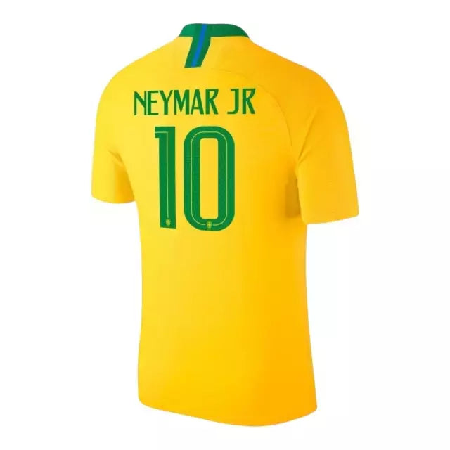 Brazil National Team 2018/19 Retro Shirt - Men's Nike - Yellow with green details