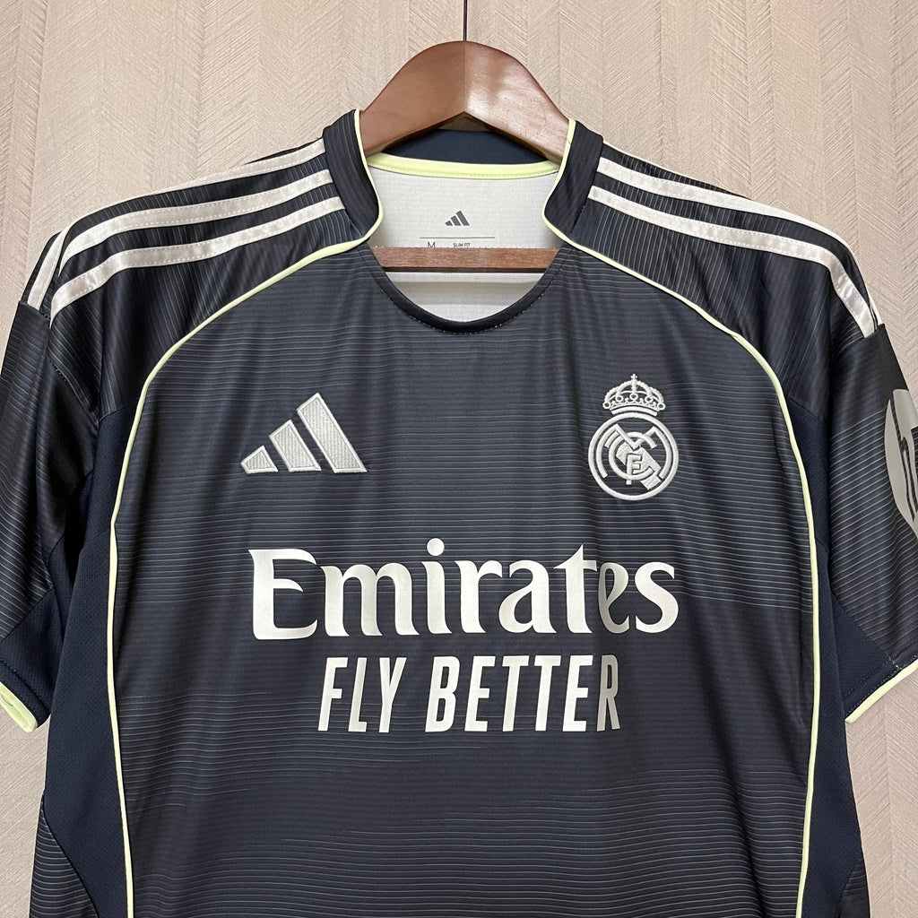 Real Madrid Adidas 25/26 Men's Fan Shirt Black