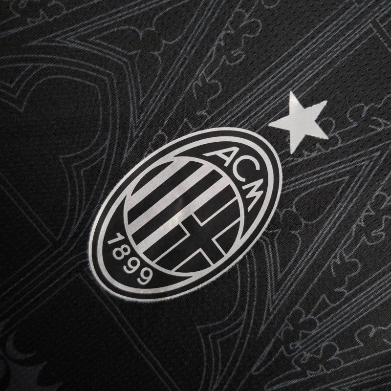 AC Milan Special Edition 24/25 Shirt - Puma Men's Fan Shirt - Black with grey details