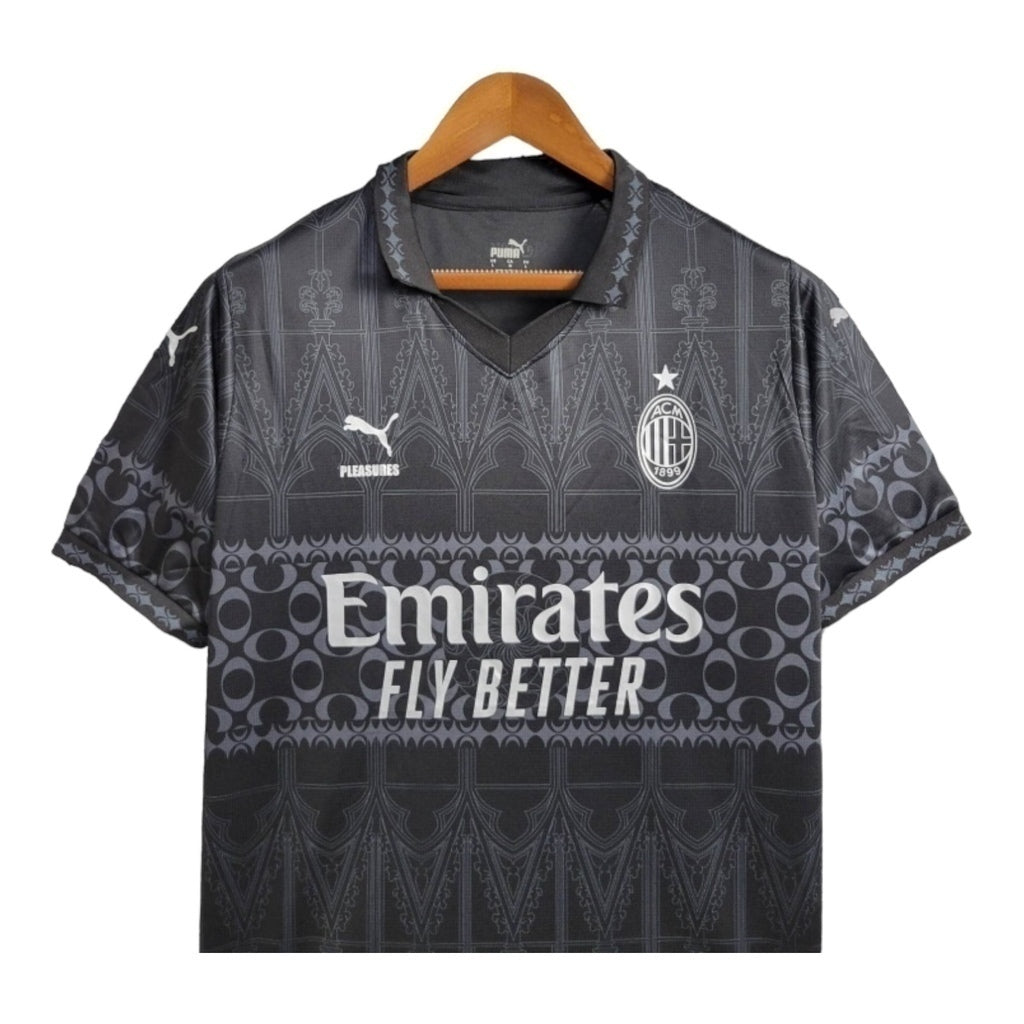 AC Milan Special Edition 24/25 Shirt - Puma Men's Fan Shirt - Black with grey details