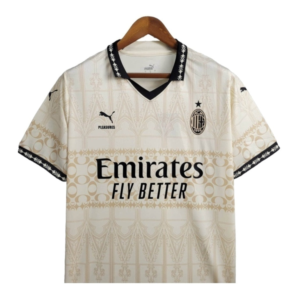 AC Milan 24/25 Special Edition Shirt - Puma Men's Fan Shirt - Beige with black details
