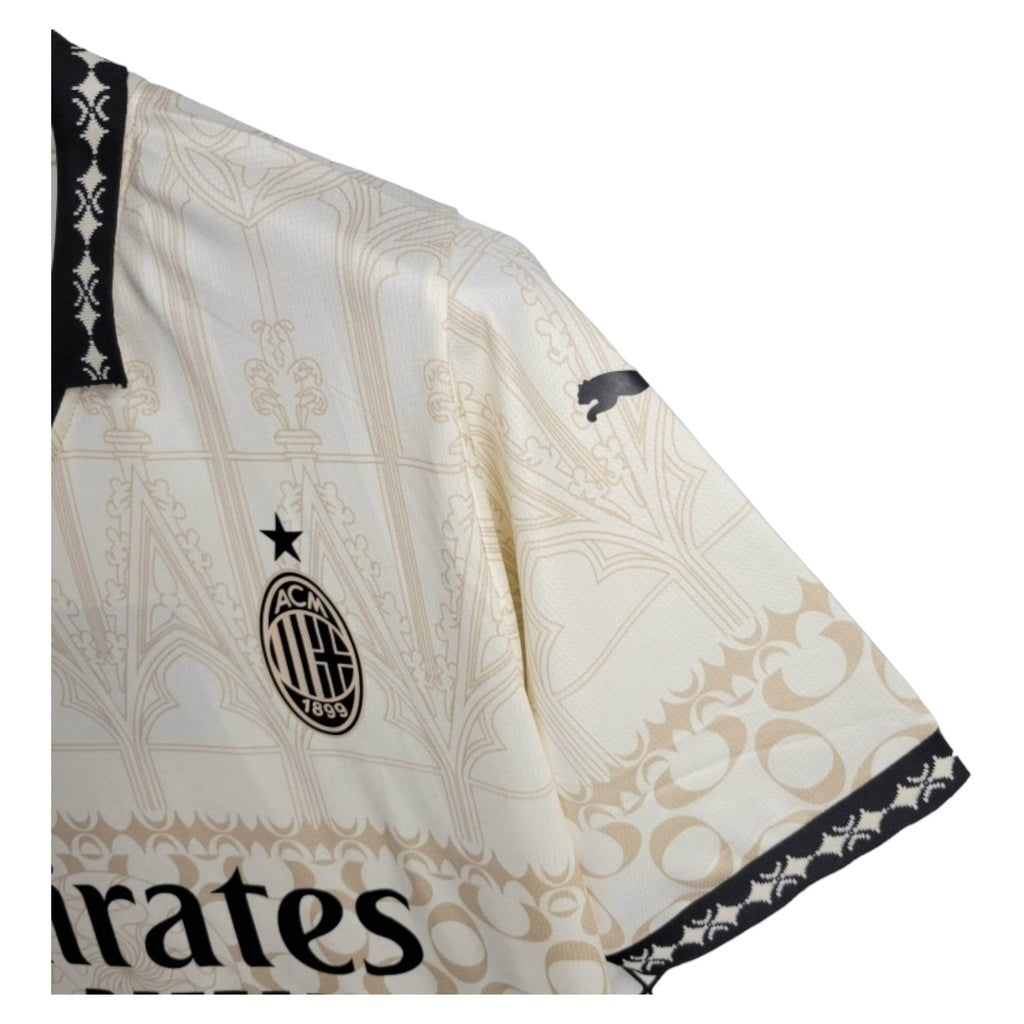 AC Milan 24/25 Special Edition Shirt - Puma Men's Fan Shirt - Beige with black details