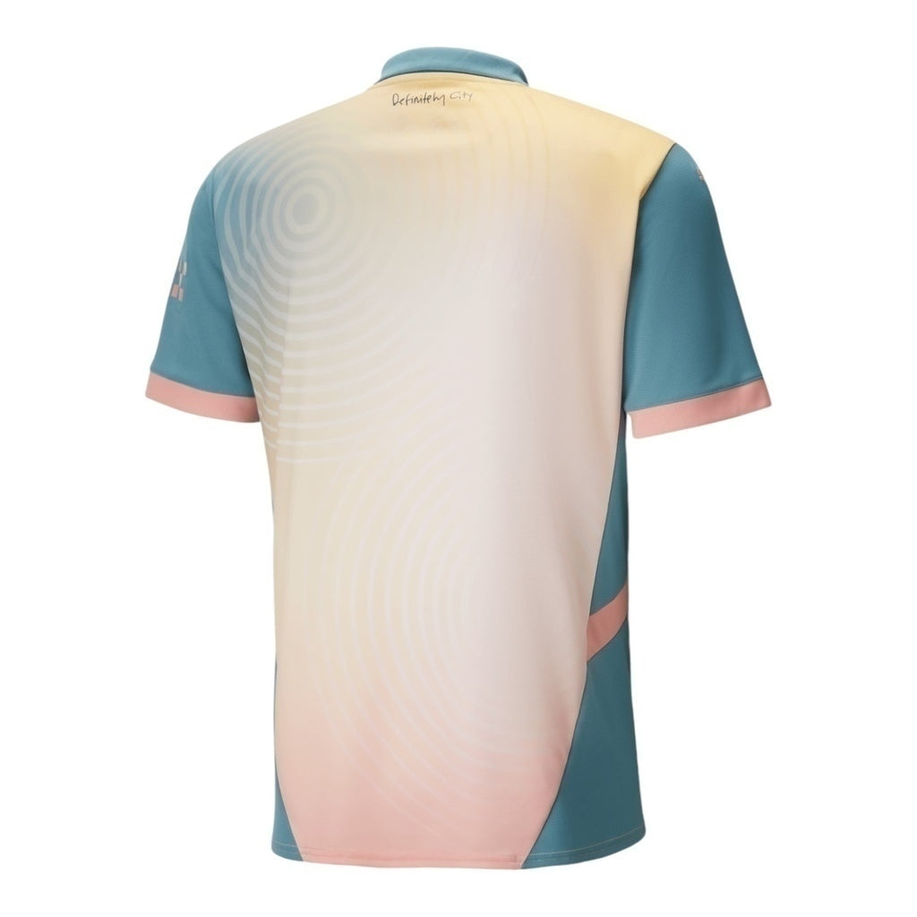 Manchester City IV 24/25 Shirt - Puma Men's Fan Shirt - Beige with grey details