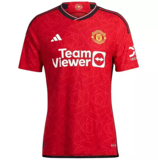 Manchester United Home Shirt 23/24 - Adidas Men's Fan Shirt - Red