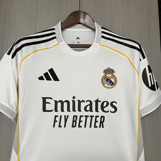 Real Madrid Adidas 25/26 Men's Fan Shirt White