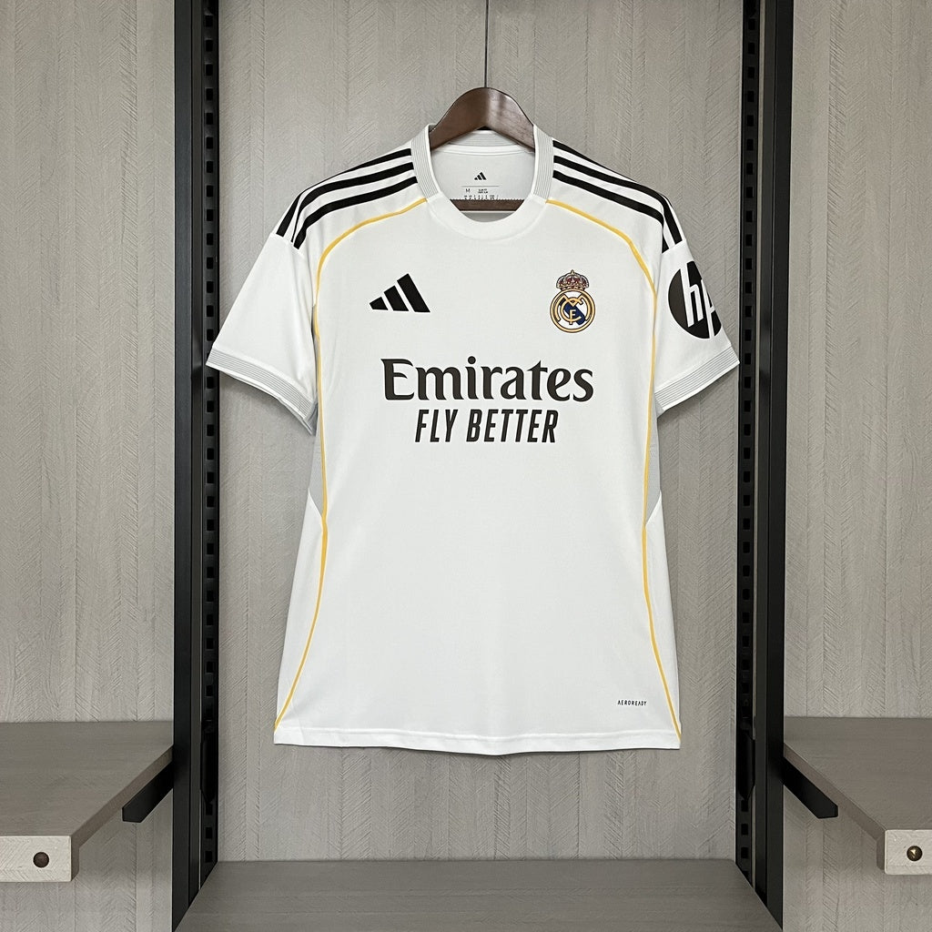 Real Madrid Adidas 25/26 Men's Fan Shirt White