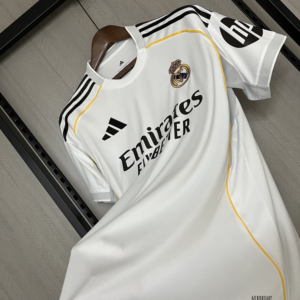 Real Madrid Adidas 25/26 Men's Fan Shirt White