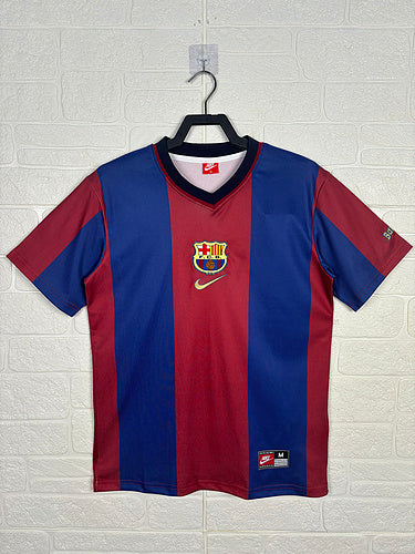 98-99 Season Retro Barcelona Home Jersey - Classic Legacy