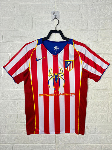04-05 Season Retro Atletico Madrid Home Jersey - Red and White Legend, Passion Returns
