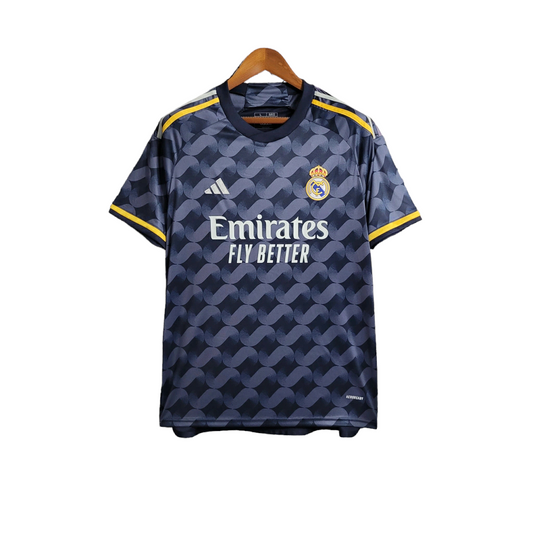 Real Madrid Away Shirt 23/24 - Adidas Men's Fan Shirt - Grey