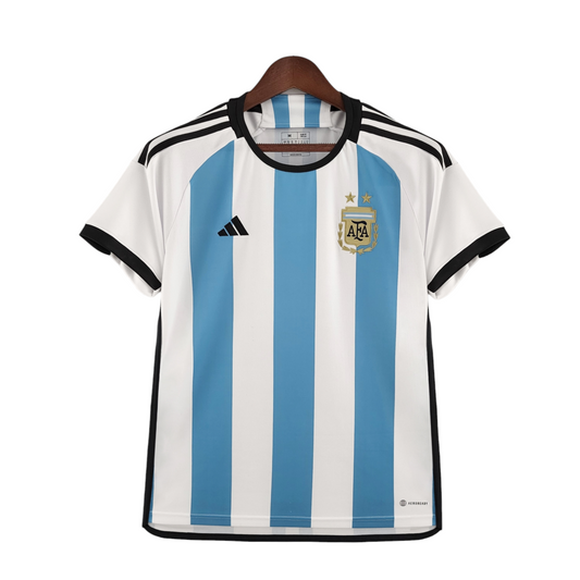 Argentina National Team Shirt I 22/23 - Adidas Men's Fan Shirt - Blue and white with black details