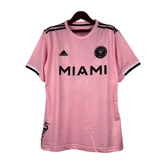 Inter Miami Home 23/24 - Adidas Men's Fan Shirt - Pink with black details