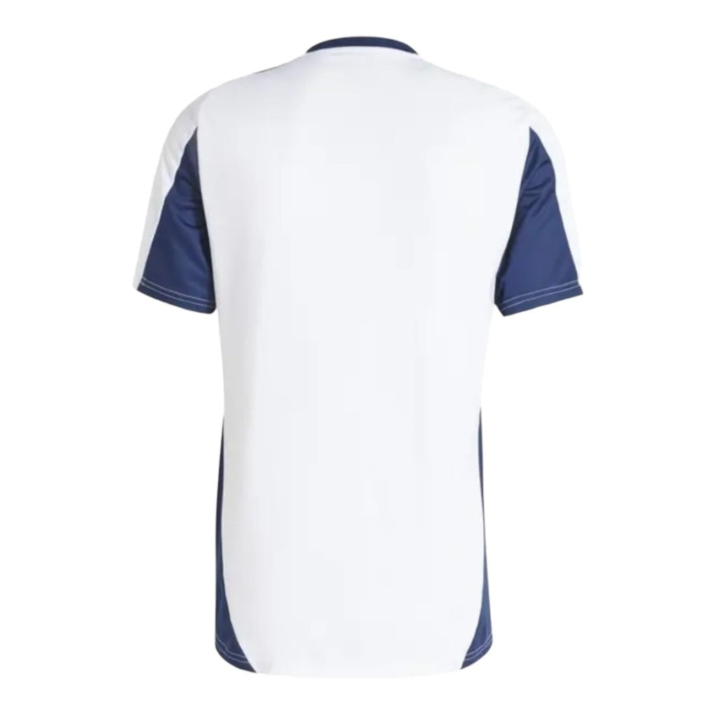 Real Madrid Training Shirt 24/25 - Adidas Men's Fan Shirt - White with blue details