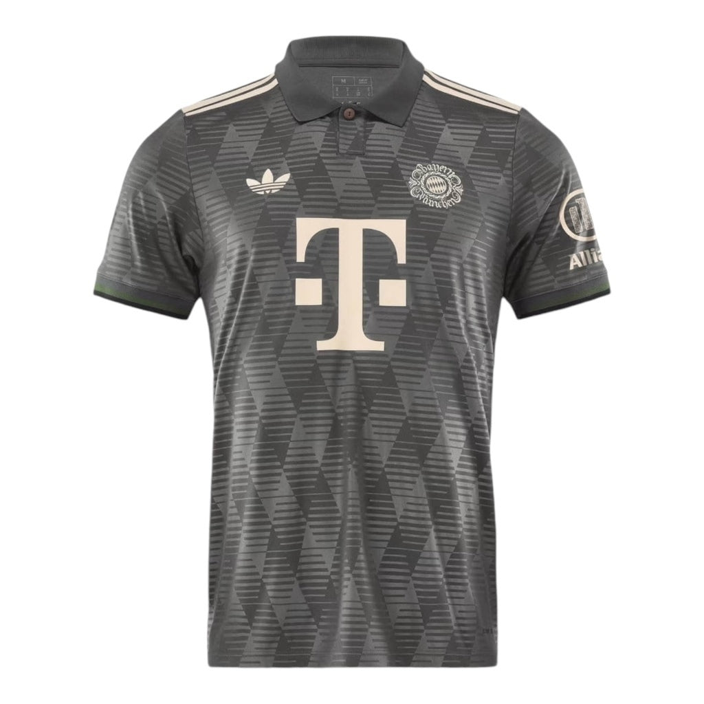 Bayern Munich Special Edition Oktoberfest 24/25 Shirt - Adidas Men's Fan Shirt - Black with beige details